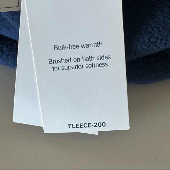 Patagonia & Lands' End Fleece Beanie Set - Solid Red and Blue L Price Firm - Picture 8 of 9